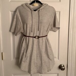 PacSun Hooded Light Gray Shirt Size L #259